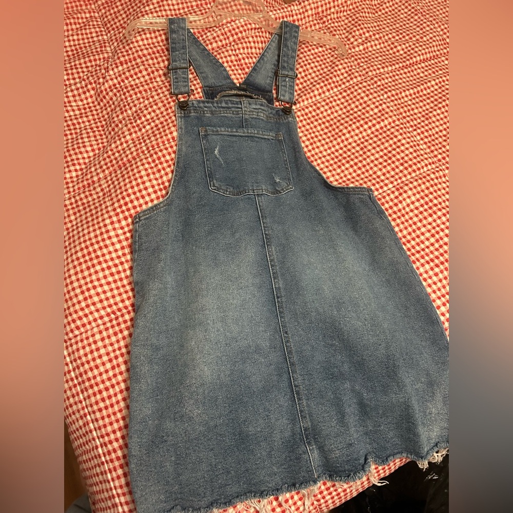 Wild Fable Blue Denim overall dress